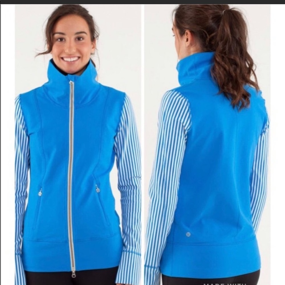 Lululemon striped arm daily jacket